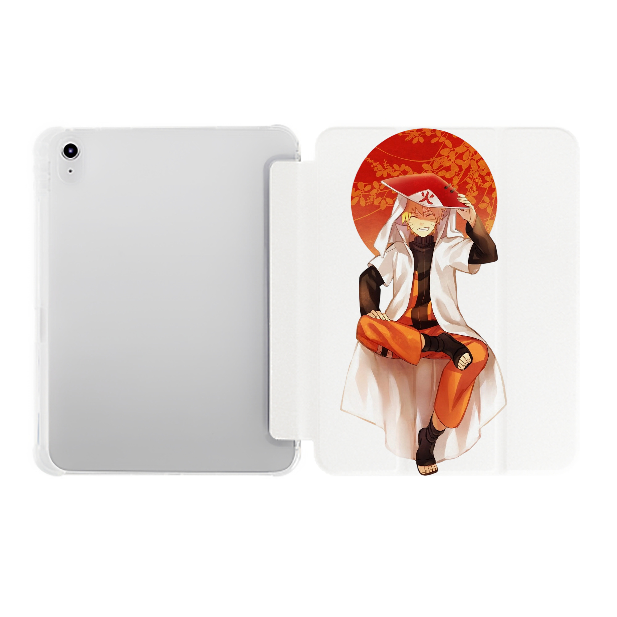 （画像用） NARUTO -ナルト- うずまき ナルト Uzumaki Naruto IPad ケース ペン収納付き 三つ折りスタンド PUレザー×シリコン 対応機種9.5/10.5/10.9インチ